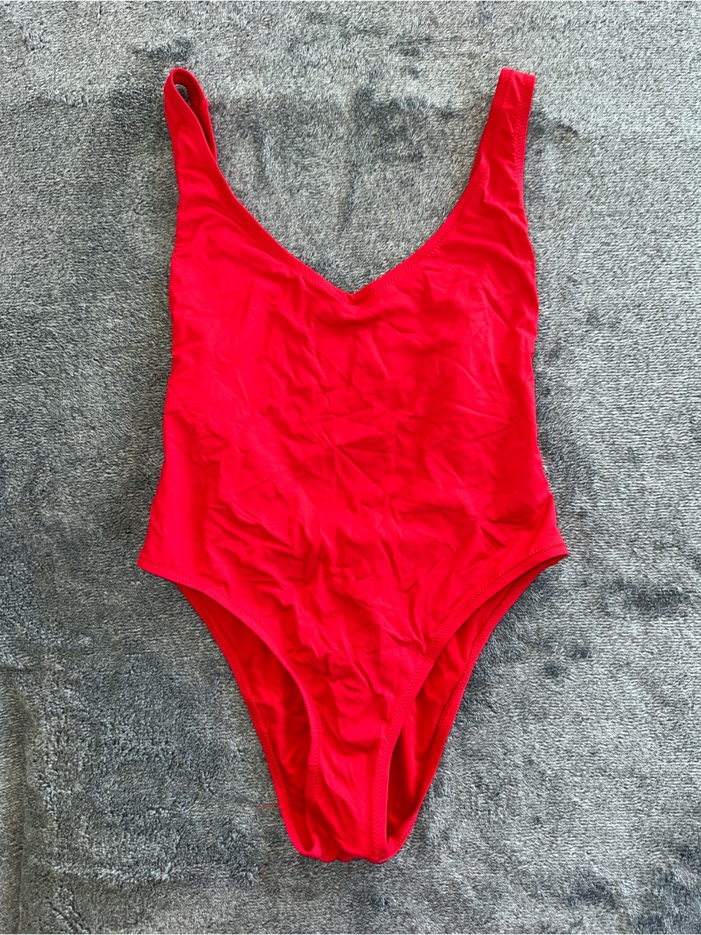 Calzedonia Red One-Piece Swimsuit - Classic V-Neck